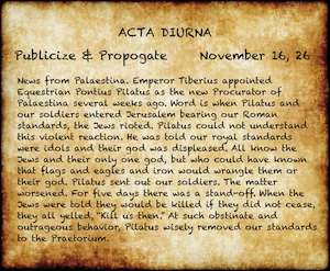 Acta Diurna—Rome's Daily Newspaper