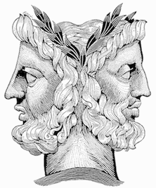 Janus was the Roman god of time
