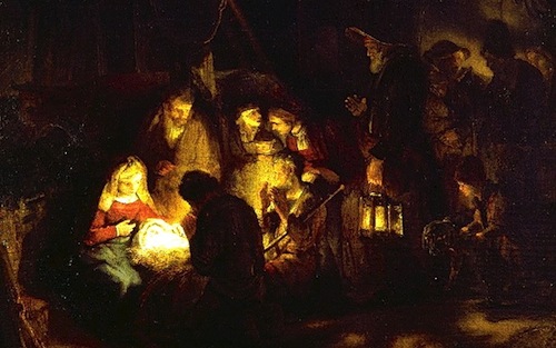 Adoration of the Shepherds, Rembrandt