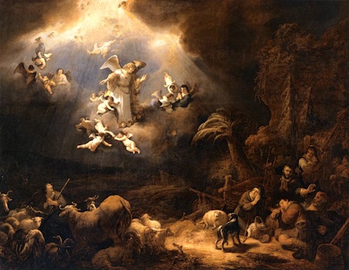 Angels Announcing Birth of Christ, Flinck