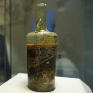 Oldest bottle of wine from 300 AD