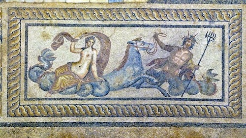 Mosaic floor uncovered from ancient Ephesus (c. 1st century AD)