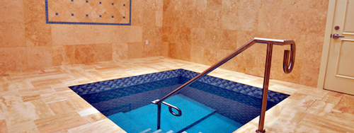 A modern mikveh:  “The concept of purity and impurity as mandated by the Torah and applied within Jewish life is unique; it has no parallel or equivalent in this postmodern age.” 