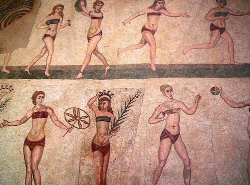 how to make ancient roman clothing for women