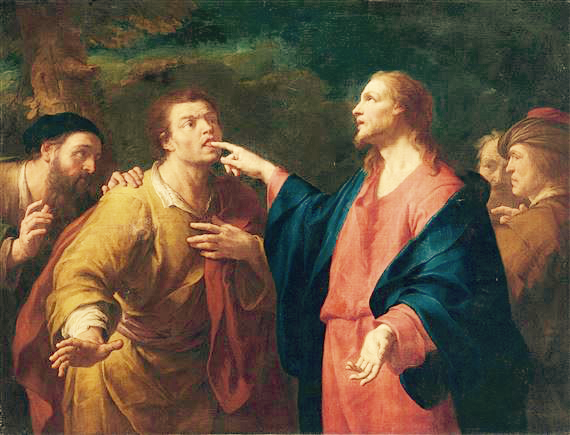 making the blind to see christ