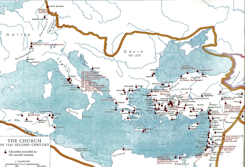 Spread Of Christianity Map Spread Of Christianity Map | Early Church History