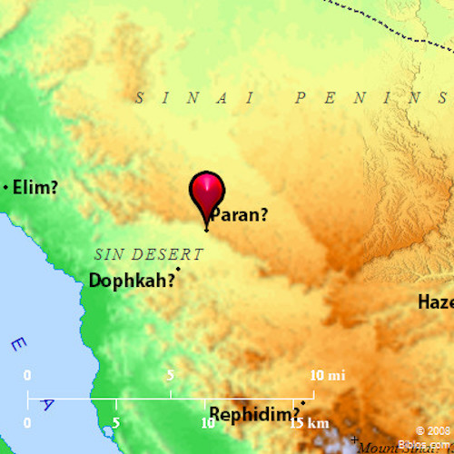 Desert Of Paran Map 